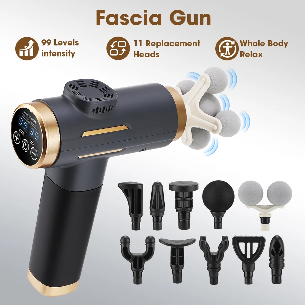Scalp Massager Electric - Elektrische Fascia Gun 24W 99 Versnellingen