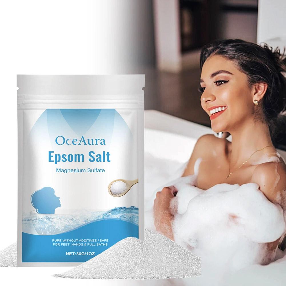 Bath Salts Magnesium - 30g Zout Magnesiumsulfaat Hydraterende Exfoliërende Spier