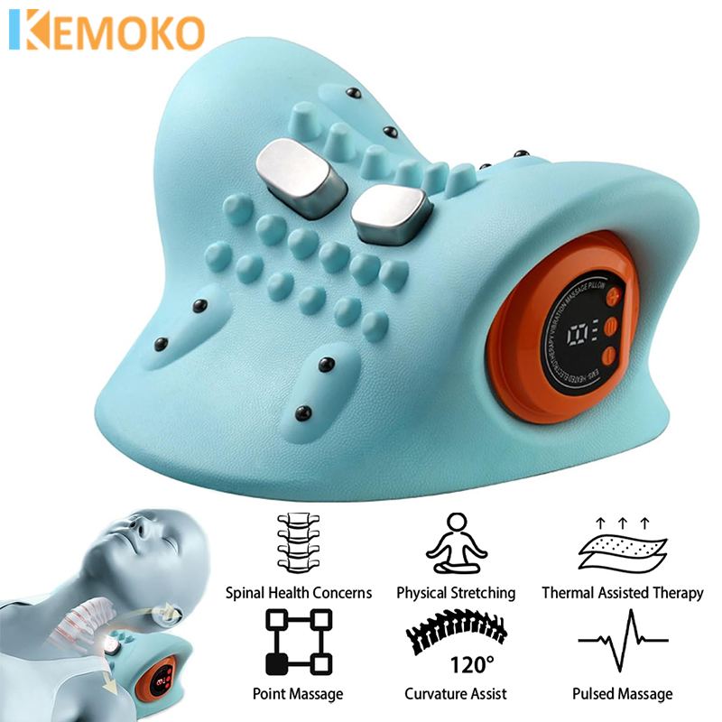 Neck Traction Pillow - Elektrische Cervicale Massager Nekbrancard Puls Tractie