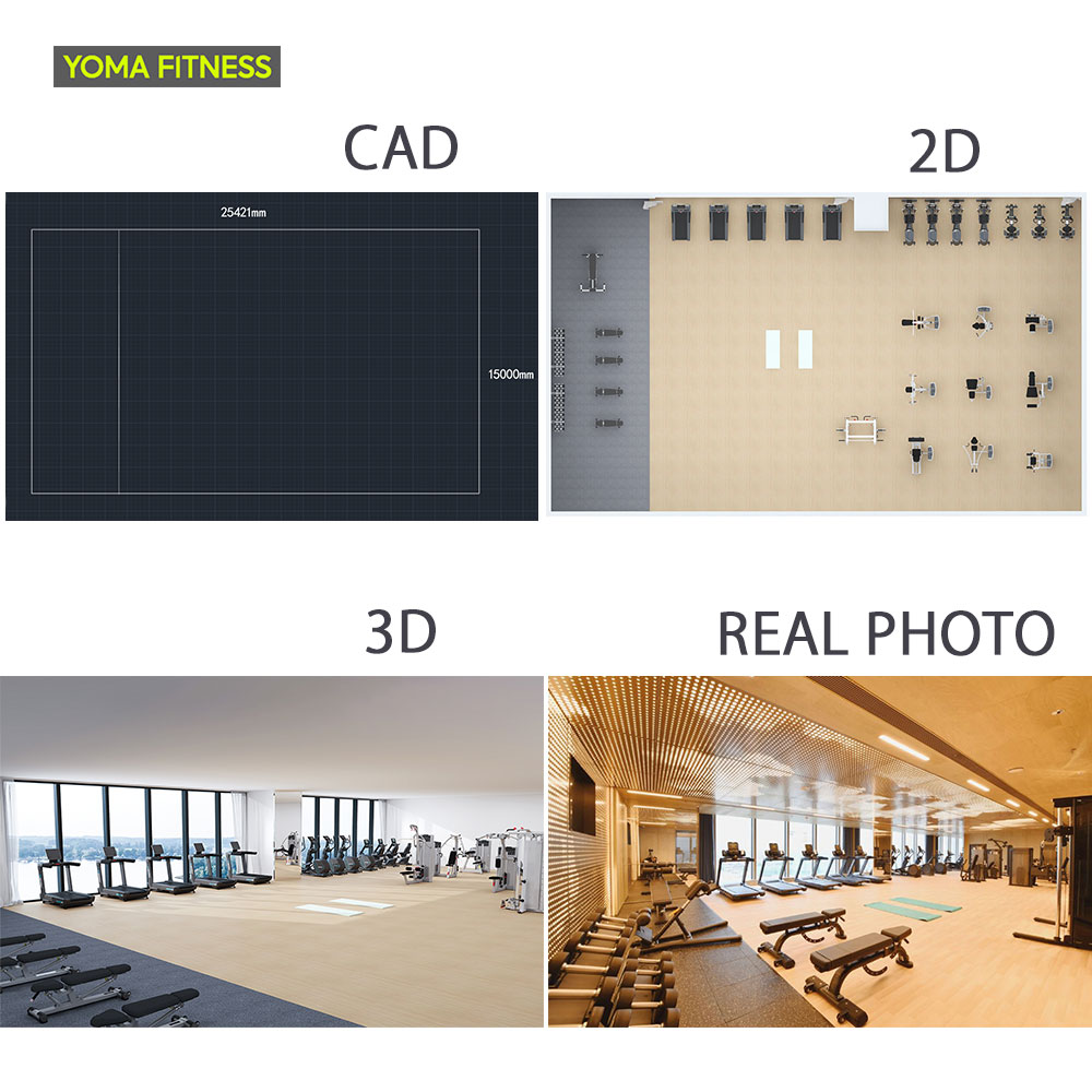 Health Within Wellness Center - Guangzhou krachttrainingsapparatuur sets commerciële machinesoplossingen voor