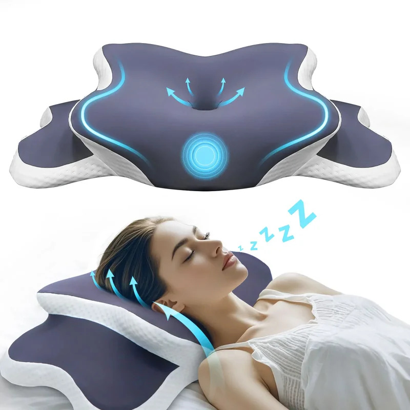 Neck Traction Pillow - Memory Foam Kussen Cervicaal Kussen Nekpijn