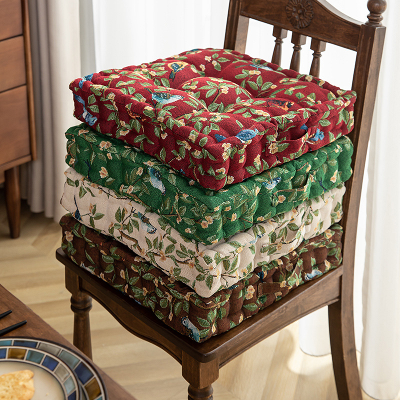 Meditation Cushion Zafu - Dikker Vierkant Kussen 45x45 cm Vintage