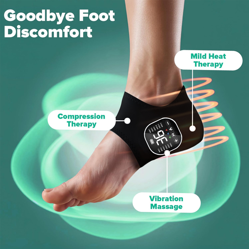 Ems Foot Massager - EMS Gezamenlijke Massager Verwarmde Kniebrace Elleboog