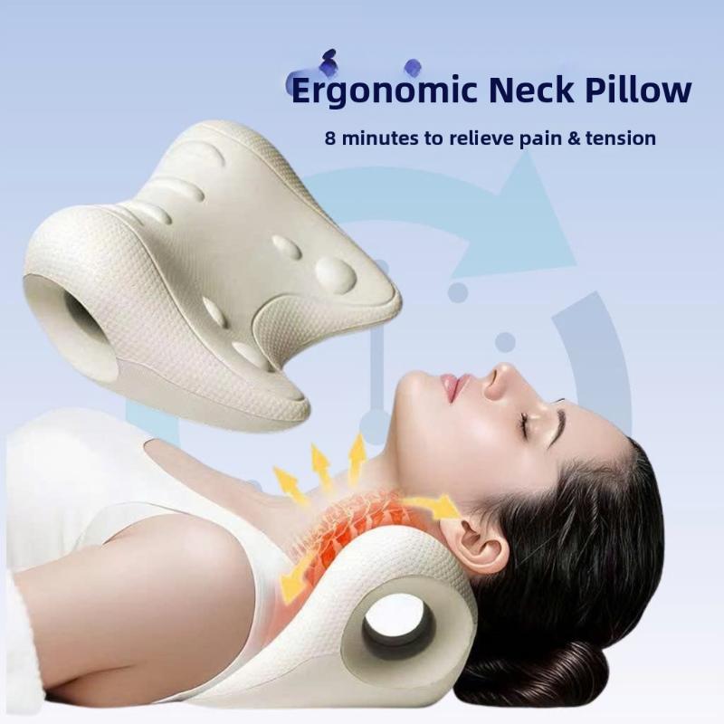 Neck Traction Pillow - Ergonomisch nek- en schoudermassagekussen voor thuisgebruik
