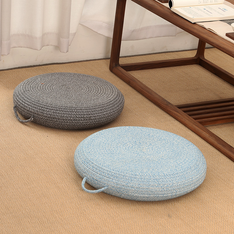 Dik rond vloerkussen in effen  - Meditation Cushion Zafu recensie en prijs