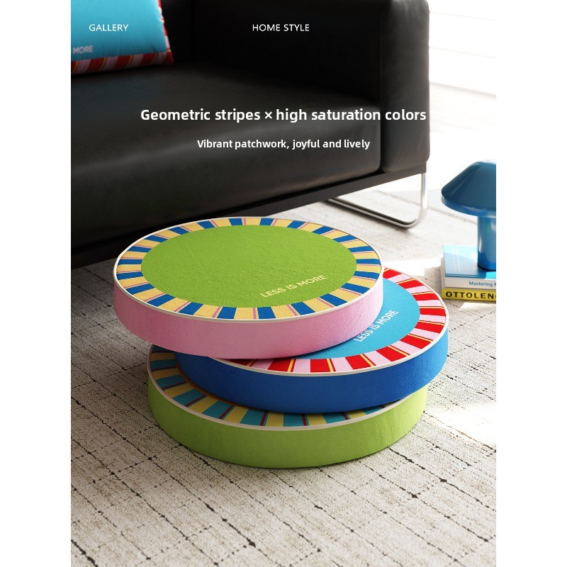 Rond kleurrijk meditatiekussen - Meditation Cushion Zafu recensie en prijs