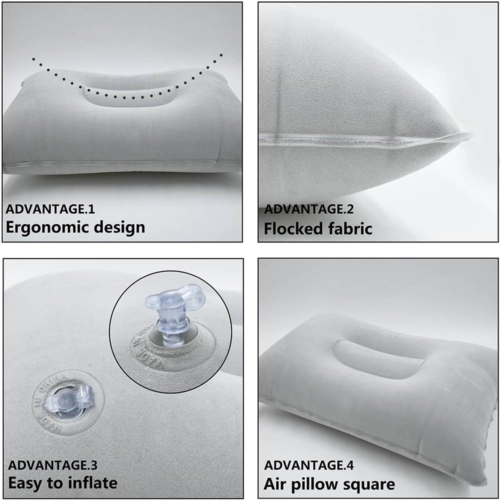 Opblaasbaar reiskussen Draagba - Neck Traction Pillow recensie en prijs