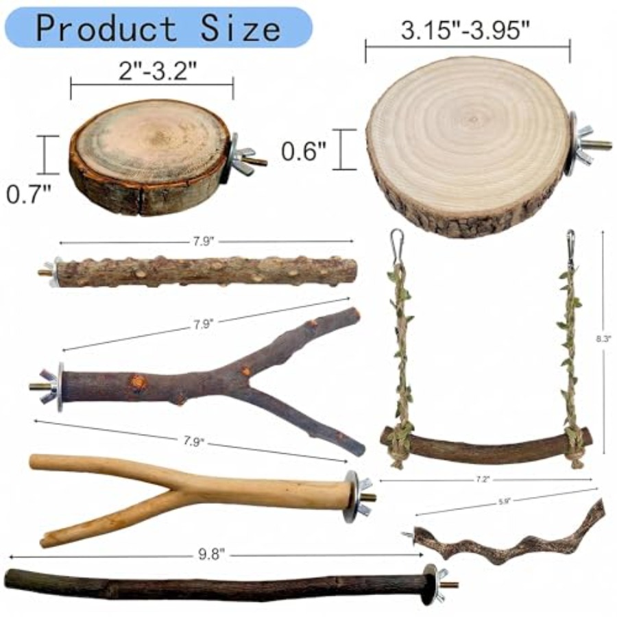 8 stuks natuurlijke houten vog - Health & Wellness Pay recensie en prijs