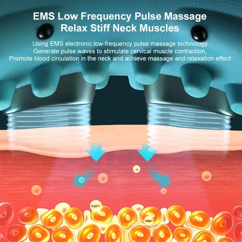 Elektrisch verwarmd EMS-puls c - Neck Traction Pillow recensie en prijs