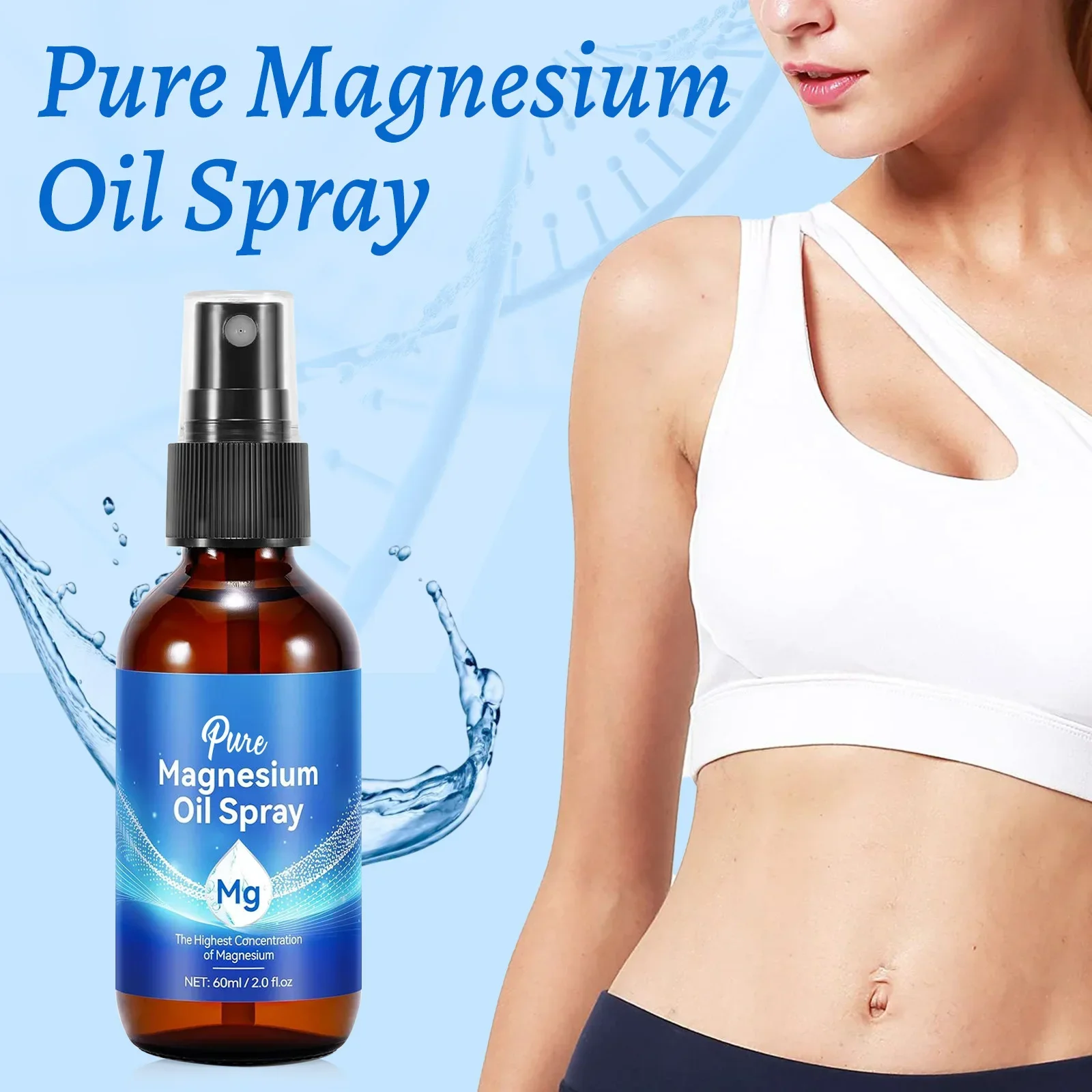 Magnesium Body Oil Spray 60ml  - Bath Salts Magnesium recensie en prijs