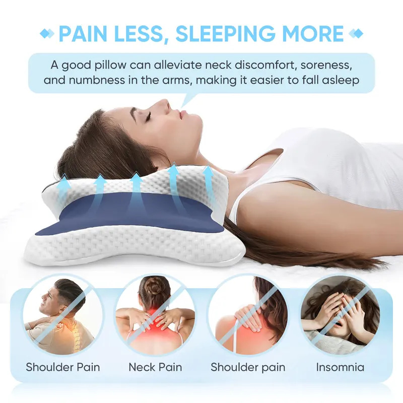 Memory Foam Kussen Cervicaal K - Neck Traction Pillow recensie en prijs