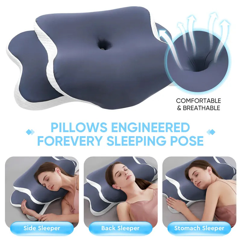 Memory Foam Kussen Cervicaal K - Neck Traction Pillow recensie en prijs