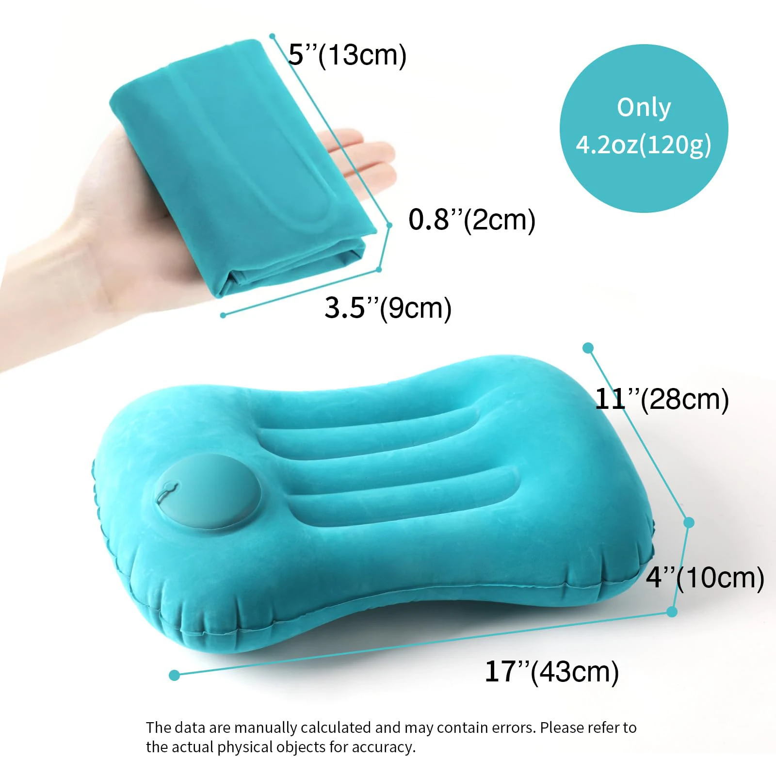 Draagbaar comfortabel opblaasb - Neck Traction Pillow recensie en prijs