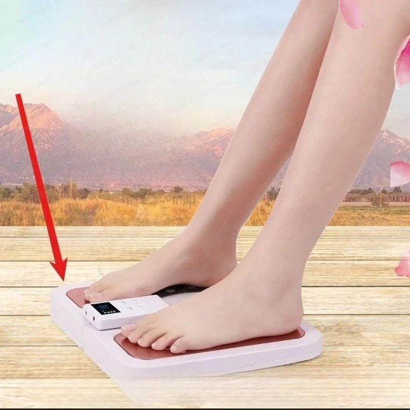 Opvouwbare verwarmde EMS voetm - Ems Foot Massager recensie en prijs