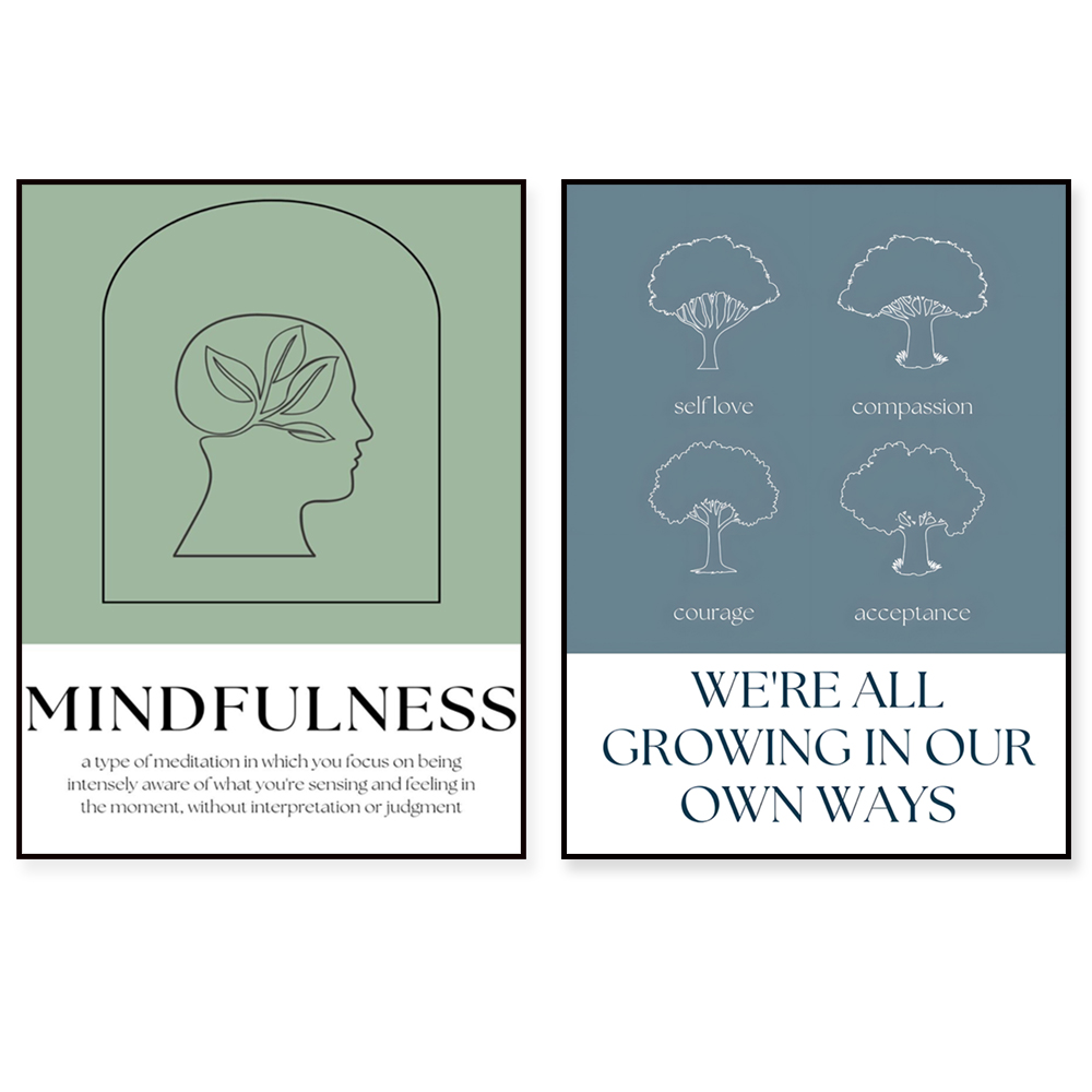 Mindfulness print, het is een  - Health Wellness Poster recensie en prijs